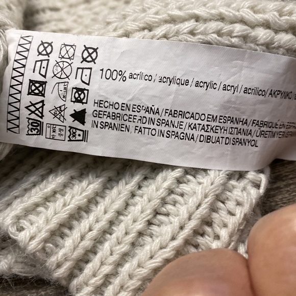 Pull&Bear Fringe Detail Chevron Sweater - Picture 13 of 14